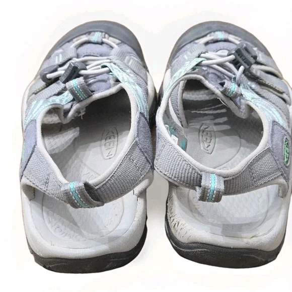 Keen Women's Gray & Blue NEWPORT Water Sandal Sz 7.5 (S1742) Waterproof - Picture 7 of 9